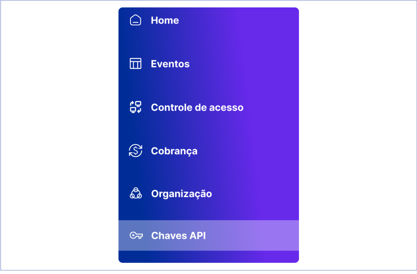 Sidebar - Api Key